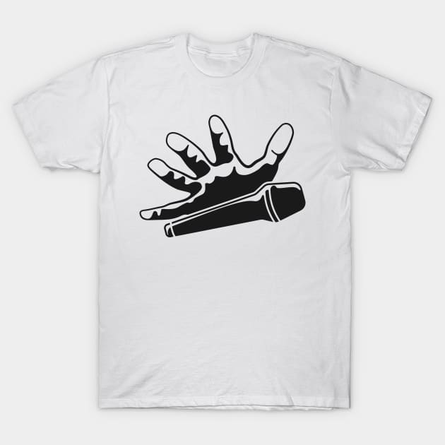 Mic Drop Drawing T-Shirt by THP Creative